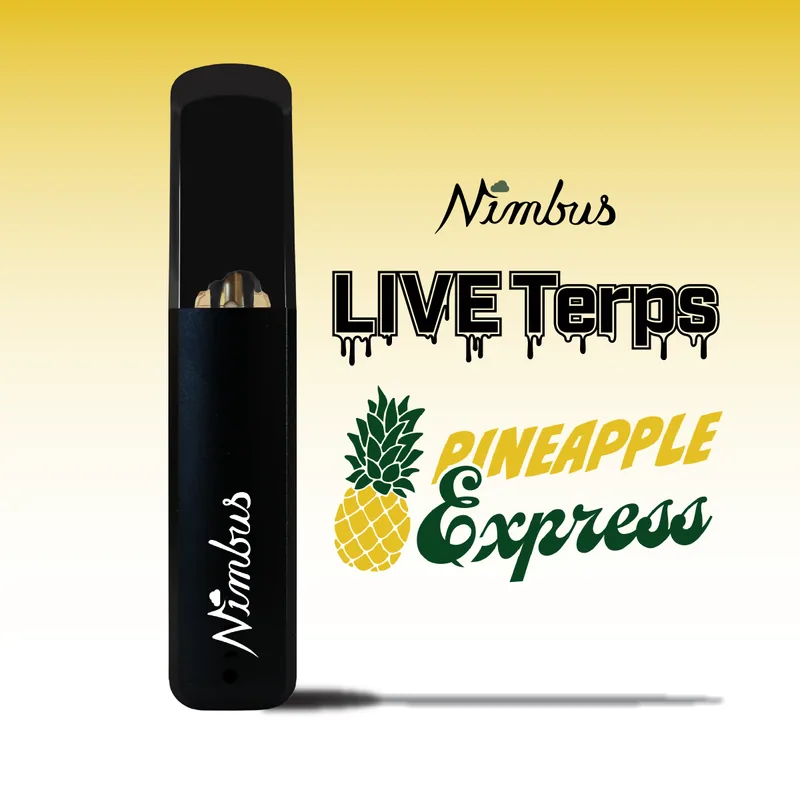 Nimbus Pineapple Express — Live Terps Vape Disposable, 1.0g, Sativa-Dominant Hybrid — New Jersey