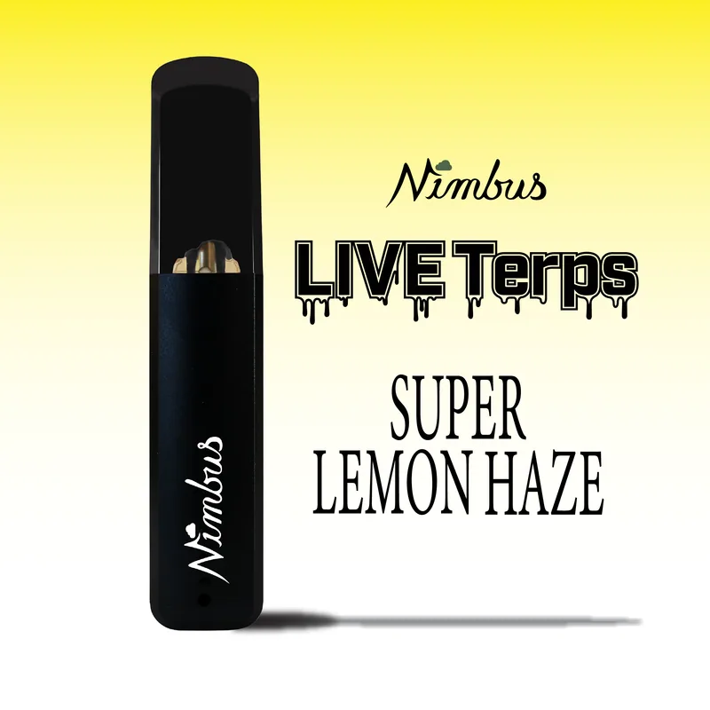Nimbus Super Lemon Haze — Live Terps Vape Disposable, 1.0g, Sativa — New Jersey