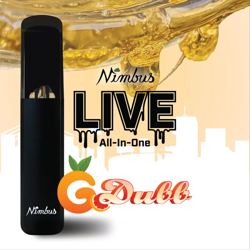 Nimbus G-Dubb — Live Resin Vape Disposable, 1.0g, Hybrid — Massachusetts