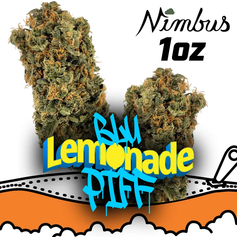 Nimbus Blu Lemonade Piff — Zips Flower, 28g, Sativa-Dominant Hybrid — Massachusetts