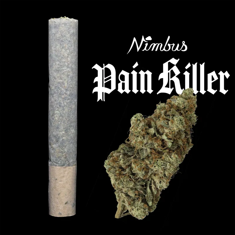 Nimbus Pain Killer — Cannons Preroll, 1.0g, Indica — Massachusetts