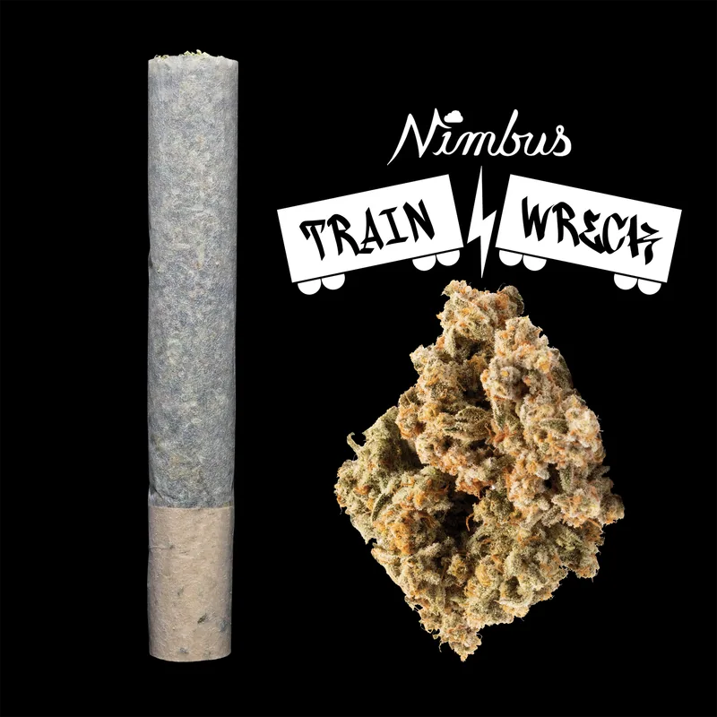 Nimbus Trainwreck — Cannons Preroll, 1.0g, Sativa — Massachusetts
