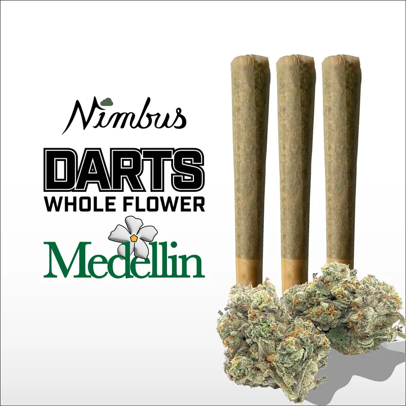 Nimbus Medellin — Darts Preroll, 1.5g, Indica-Dominant Hybrid — New Jersey