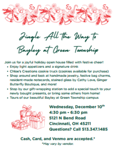 Jingle All the Way to Bayley at Green Township