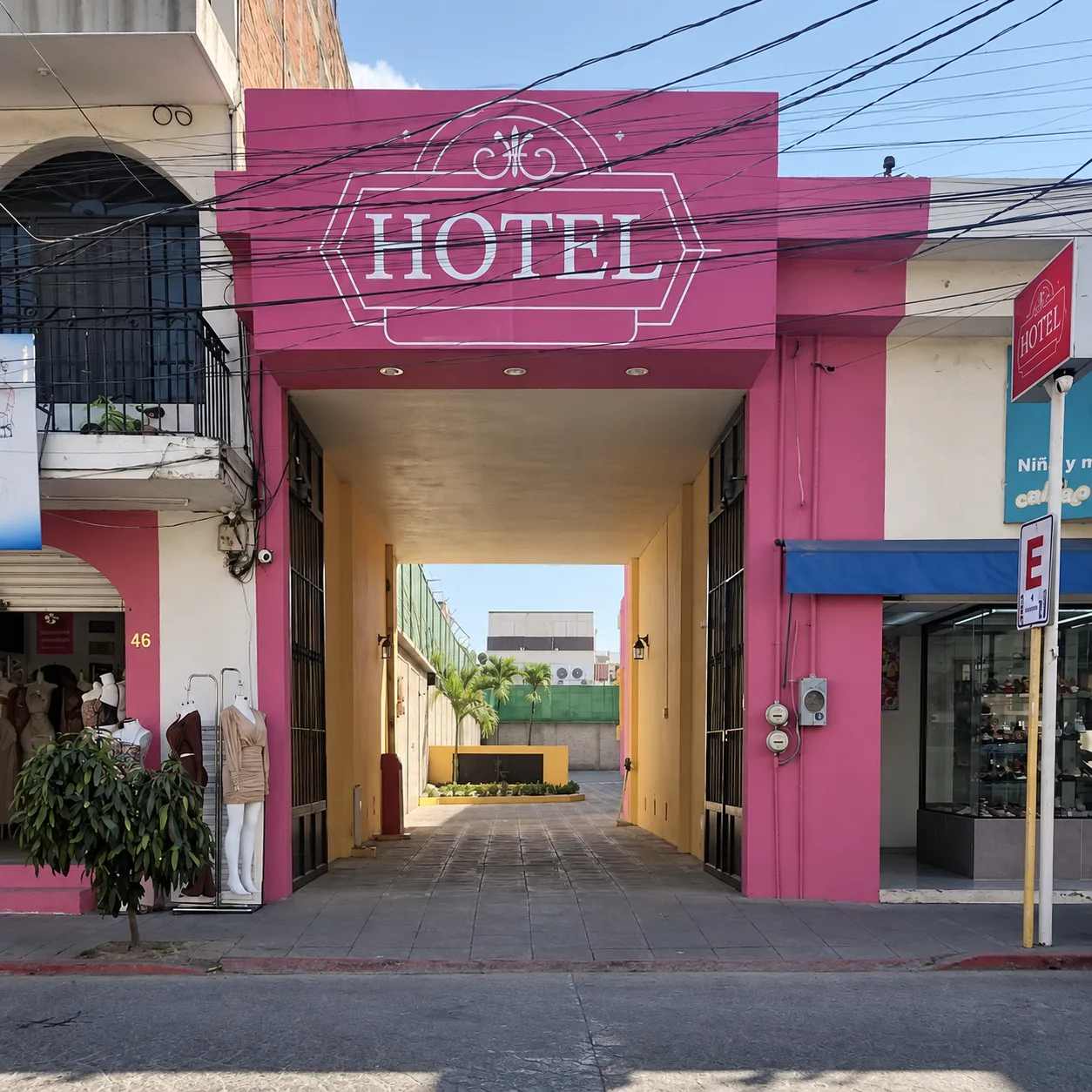 Golden Hill: la fachada del hotel antes del rebranding