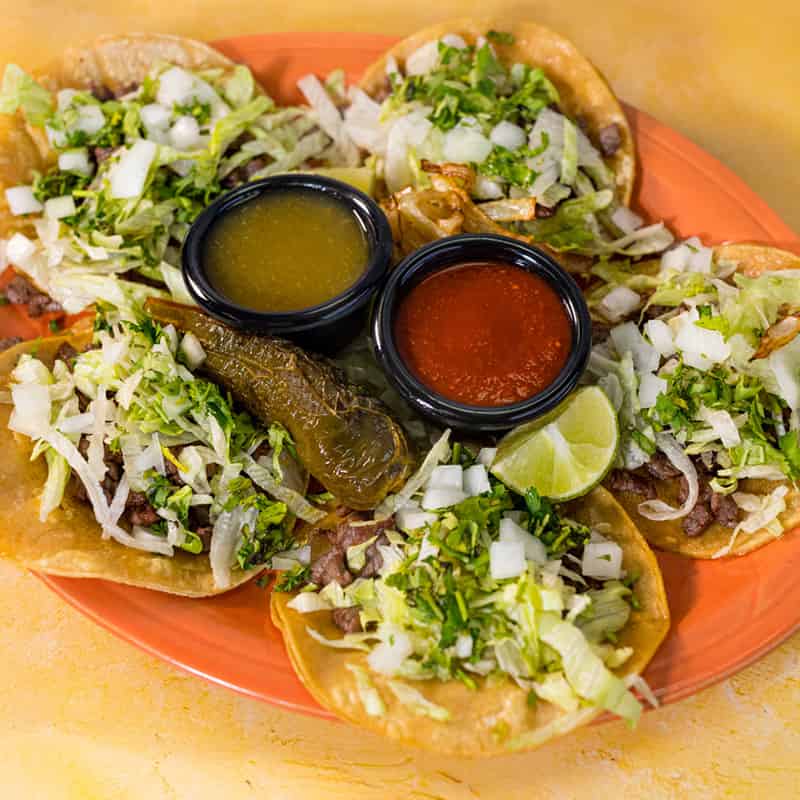 Tacos de Bistec