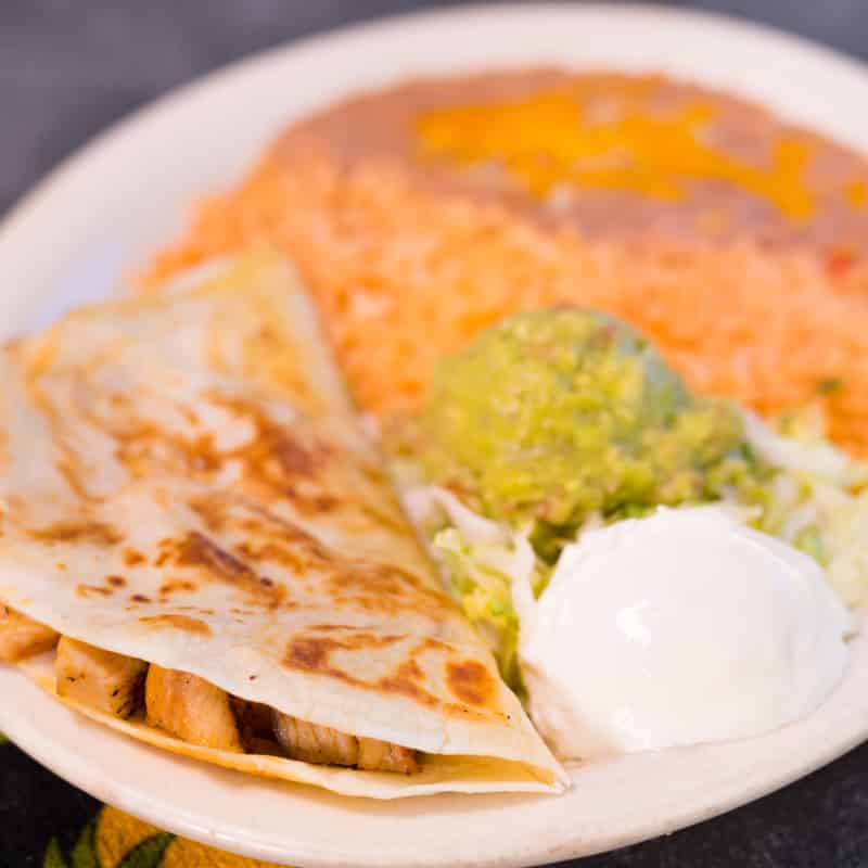 Quesadilla Lunch