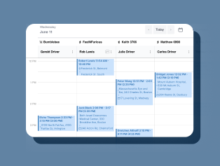 NEMT Operators NEED a Live Calendar View