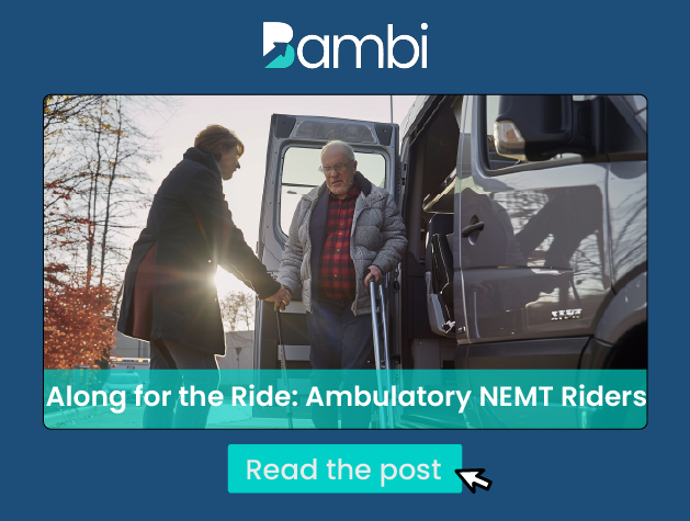 Along for the Ride: Ambulatory NEMT Riders