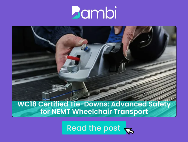 WC18 Certified Tie-Downs: Advanced Safety for NEMT Wheelchair Transport