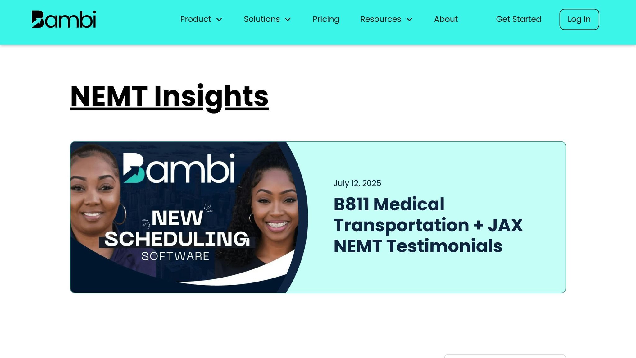 Bambi NEMT Blog