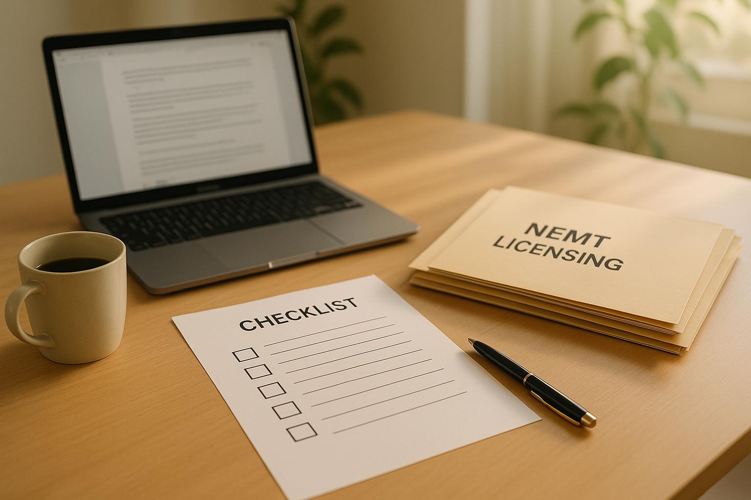 Checklist for Pennsylvania NEMT Licensing Applications