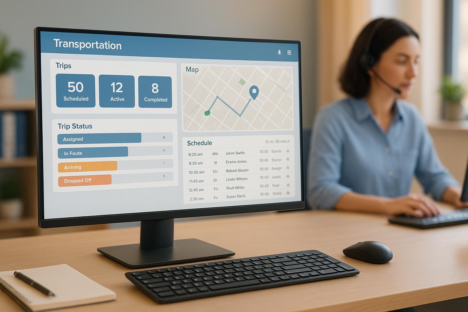 What are ATMS (Approved Transportation Management Systems) in NEMT