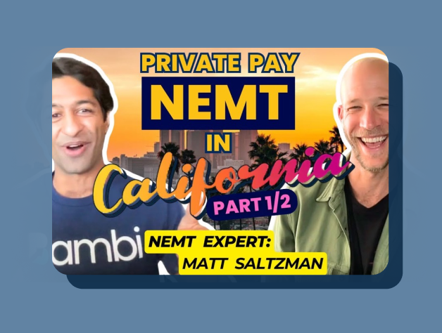 How He’s Winning Private Pay NEMT Work in California, Part 1/2 | NEMT Experts Podcast E82