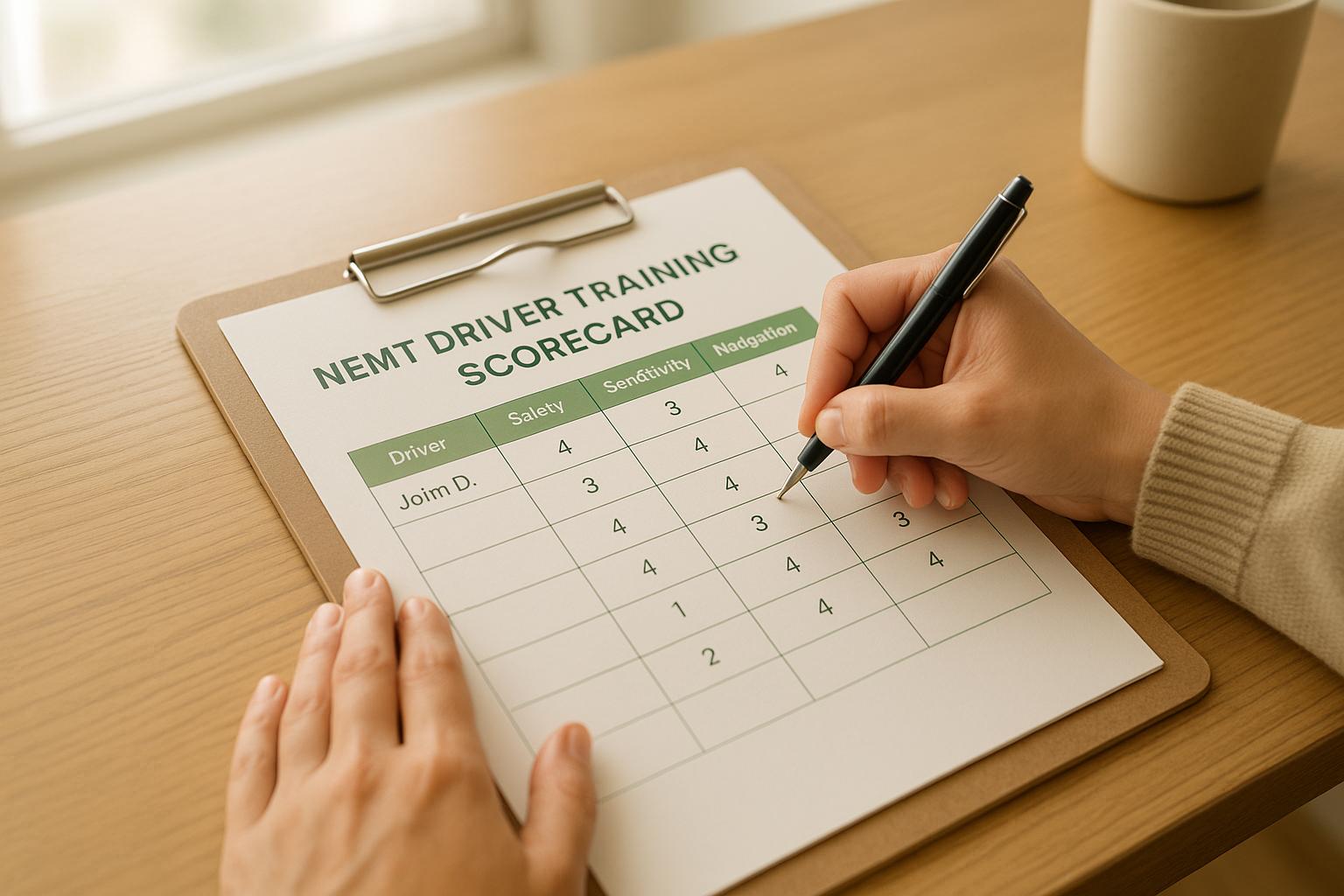 NEMT Driver Training Scorecard