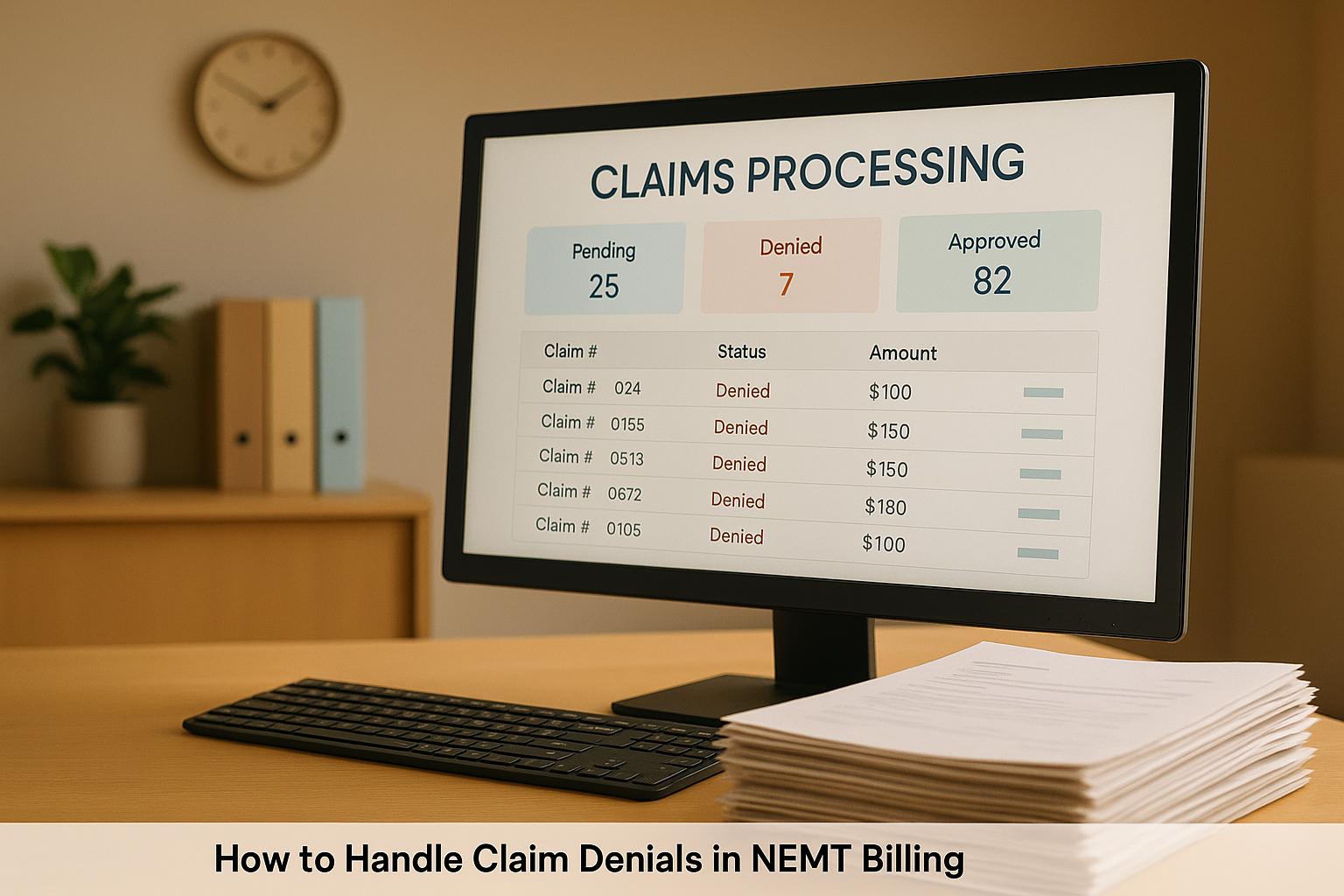 How to Handle Claim Denials in NEMT Billing