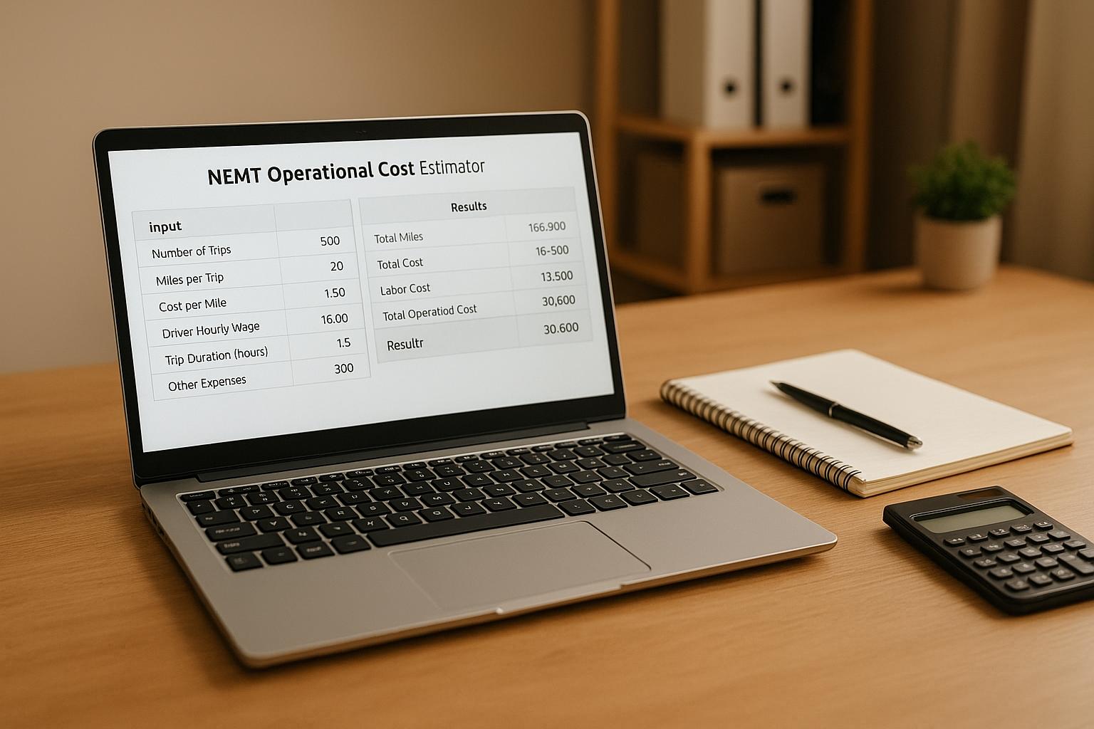 NEMT Operational Cost Estimator