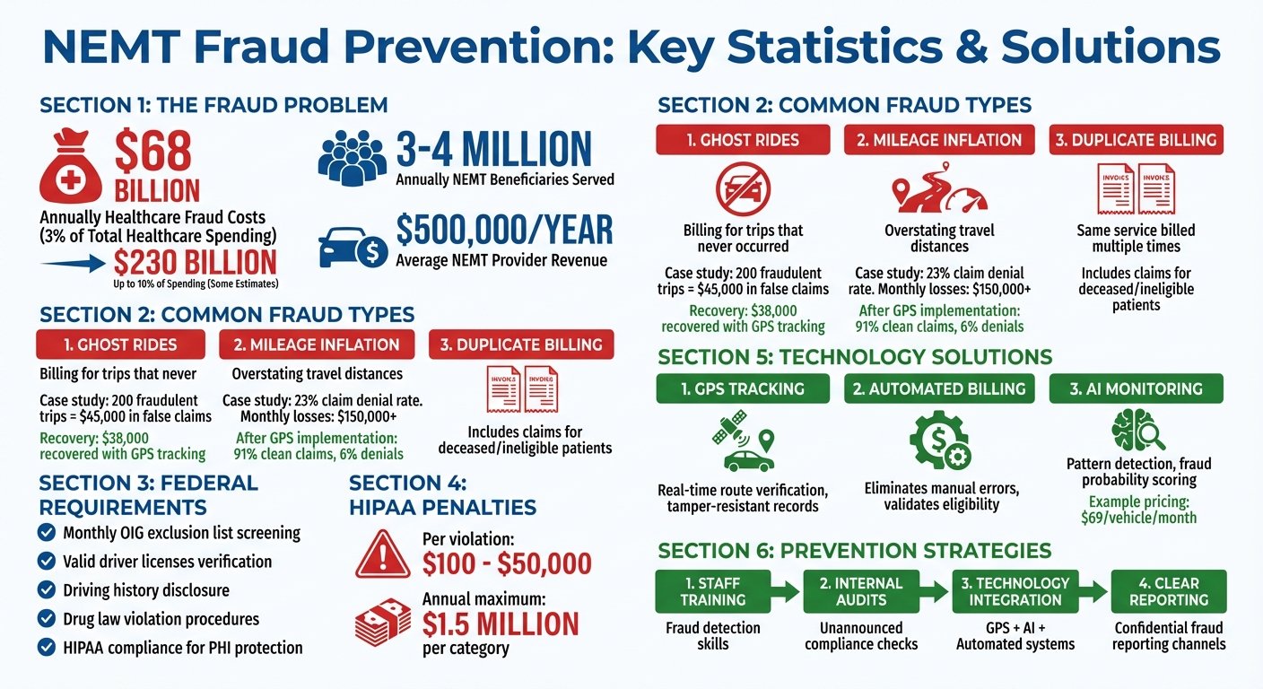NEMT Fraud Prevention: Key Statistics, Requirements & Solutions