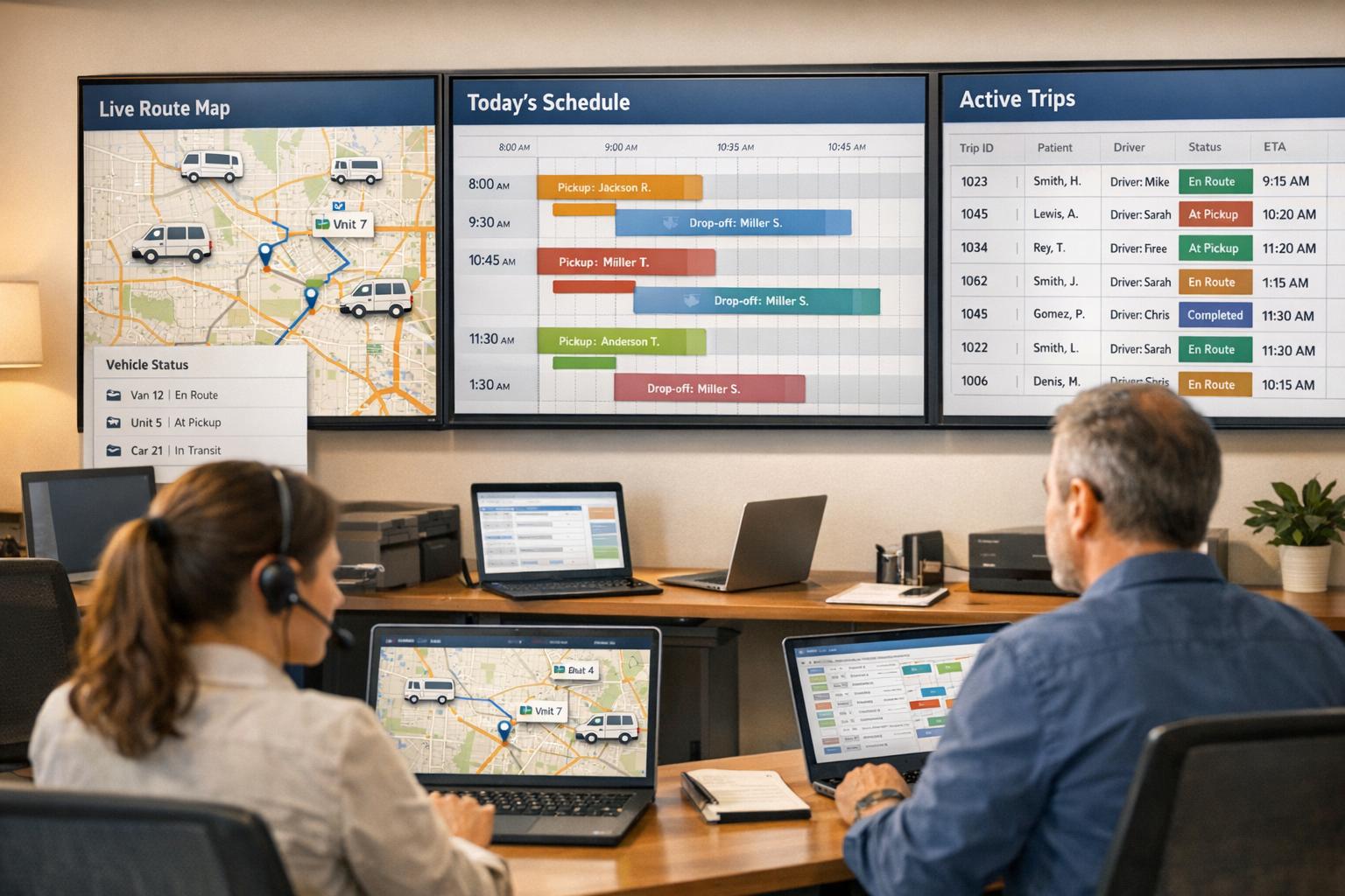 What are the most reliable platforms for NEMT scheduling and dispatch?