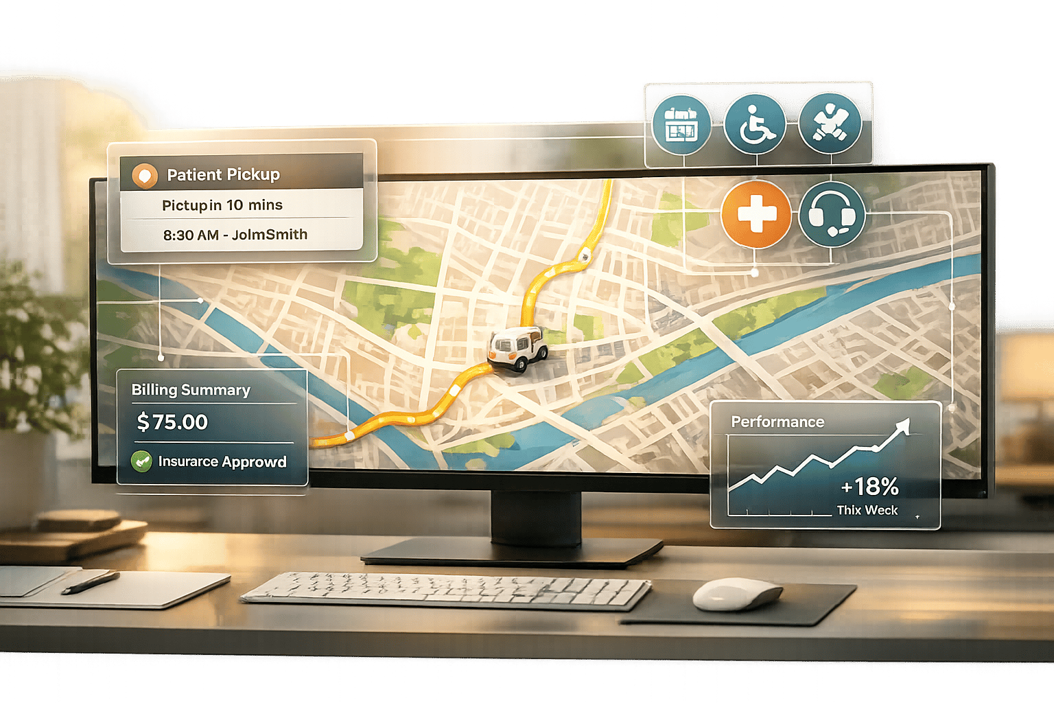 What are the key features to look for in a NEMT scheduling platform?