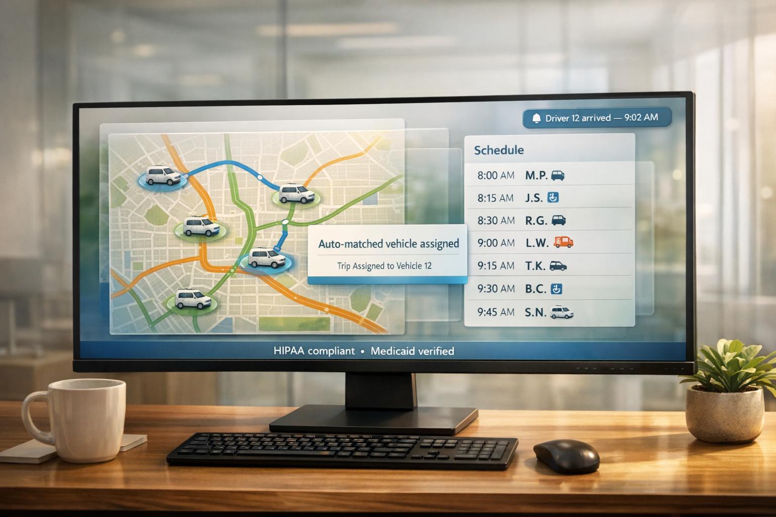 How can NEMT companies manage complex scheduling needs with software?