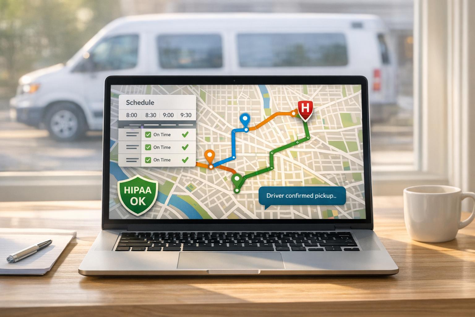 What are the challenges of NEMT dispatching and how can software solve them?