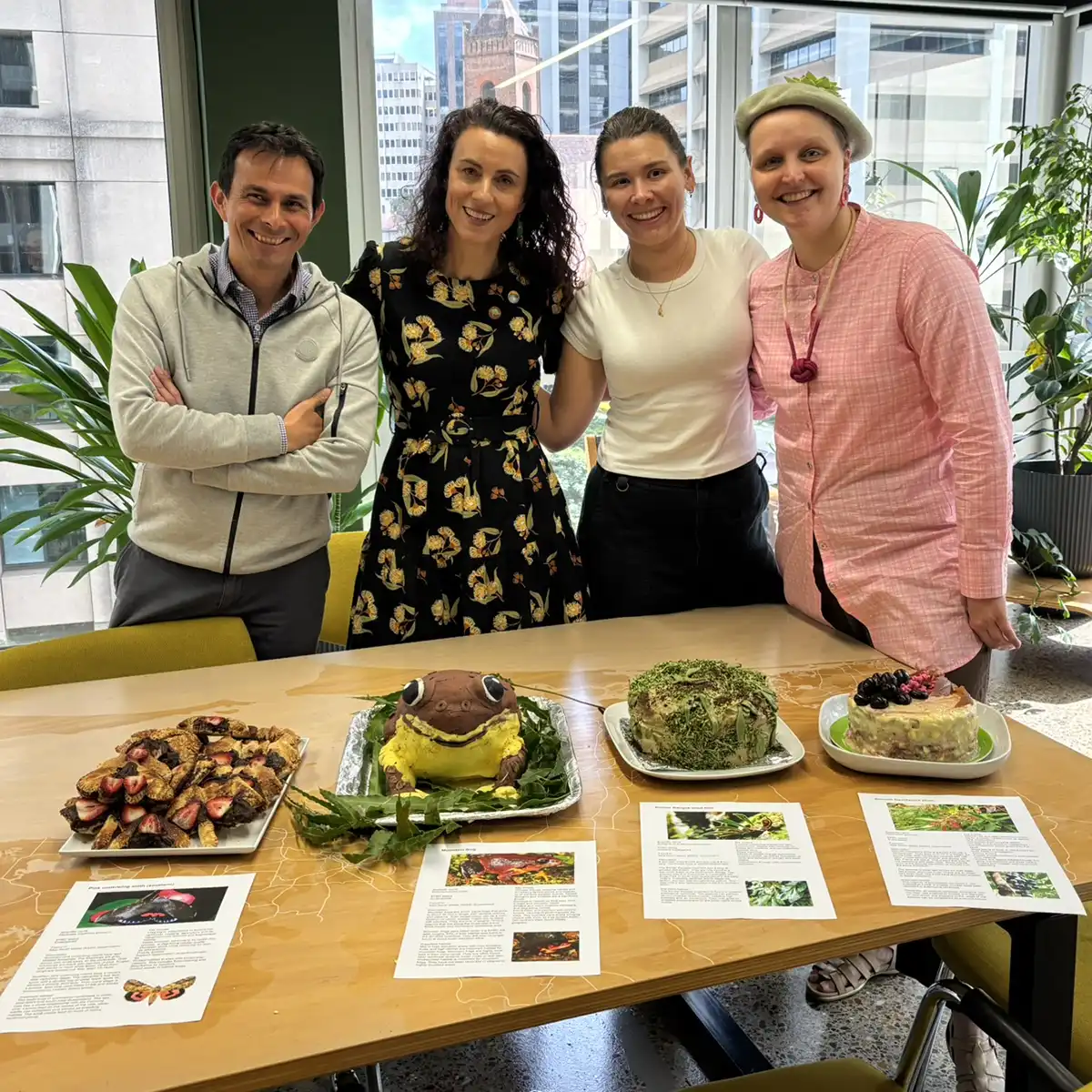 The Brisbane office gathered for a Threatened Species Bake Off morning tea in this the 10th year of the Bake Off, to raise awareness for Australian Threatened species.