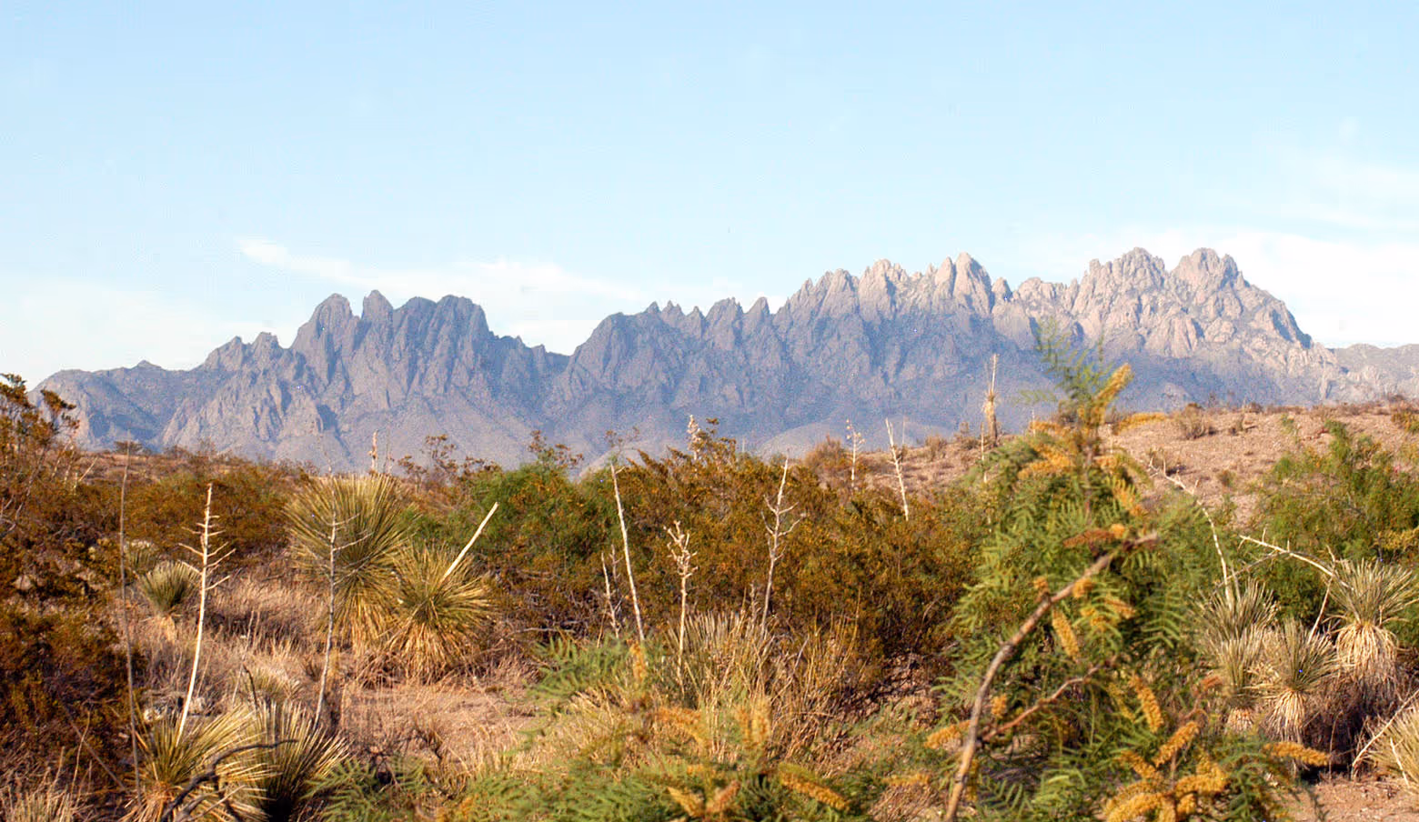 Organ Mountains in Southern New Mexico