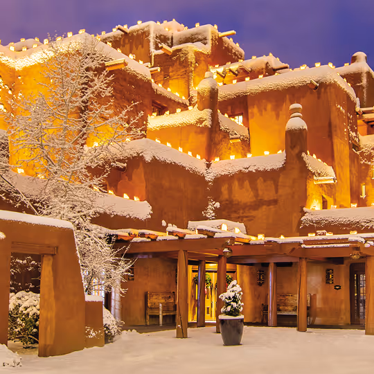 Snow on Inn and Spa at Loretto