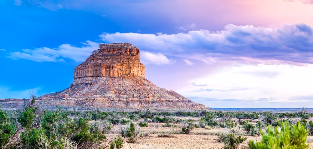 Mesa at Chaco Canyon