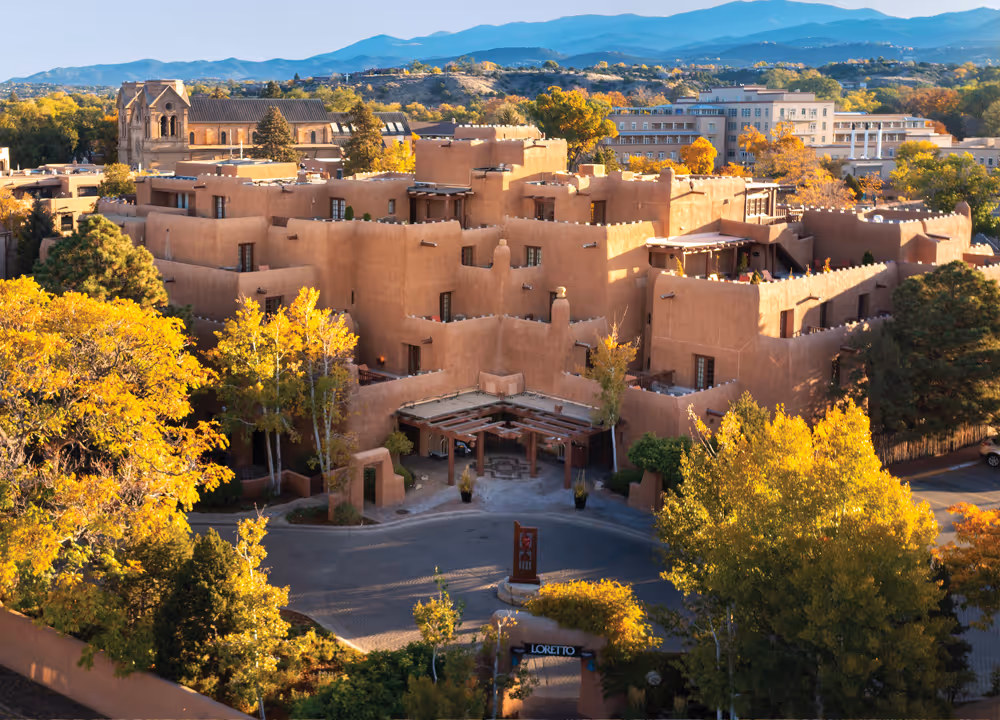 Aerial image of Inn and Spa at Loretto and Santa Fe