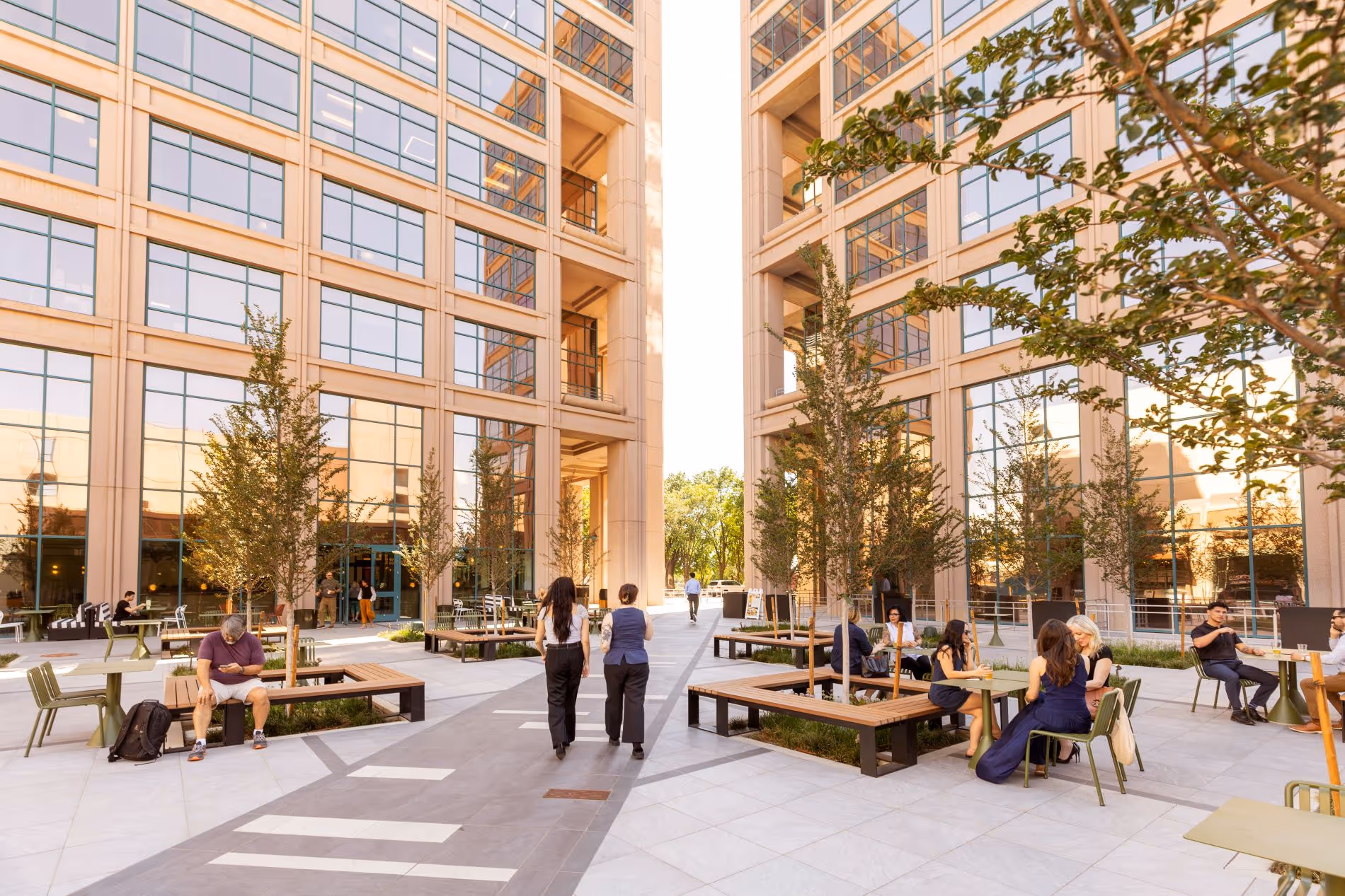 Exterior of Park Square Market