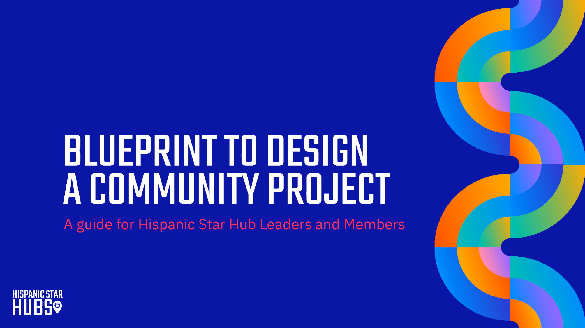 BLUEPRINT TO DESIGN A COMMUNITY PROJECT 