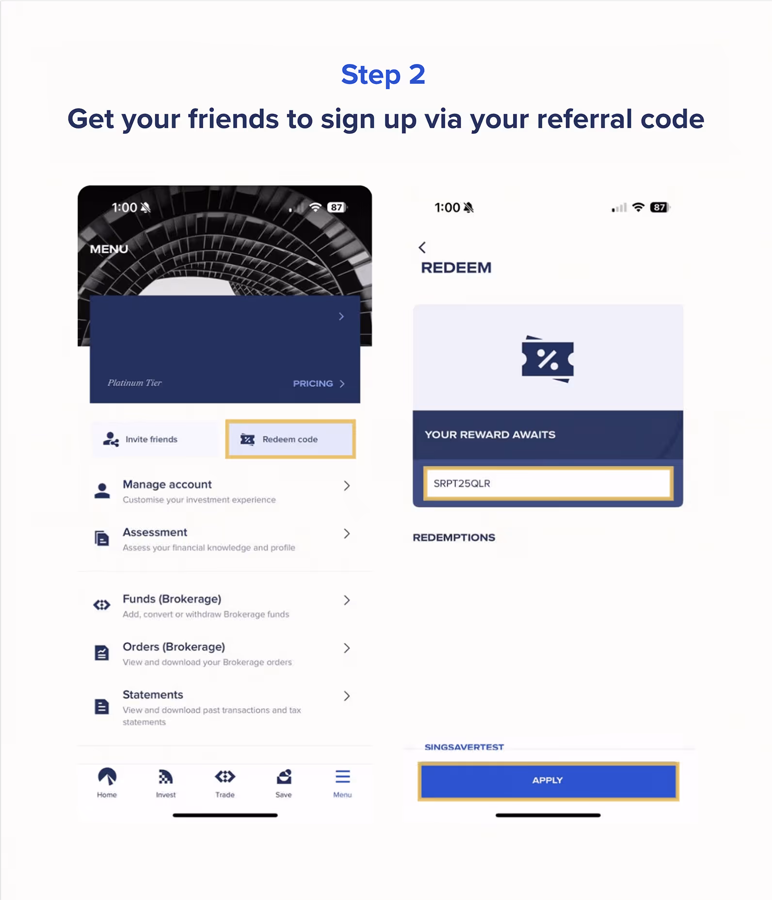 Referral process step 2