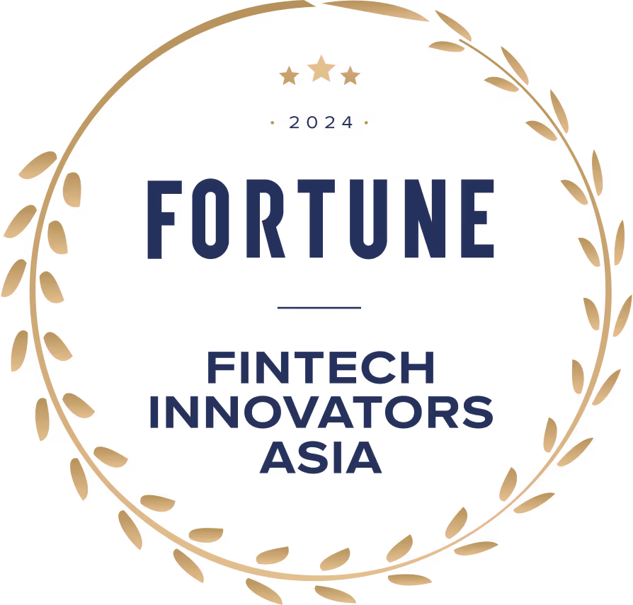 Fortune's Fintech Innovators Asia award 2024