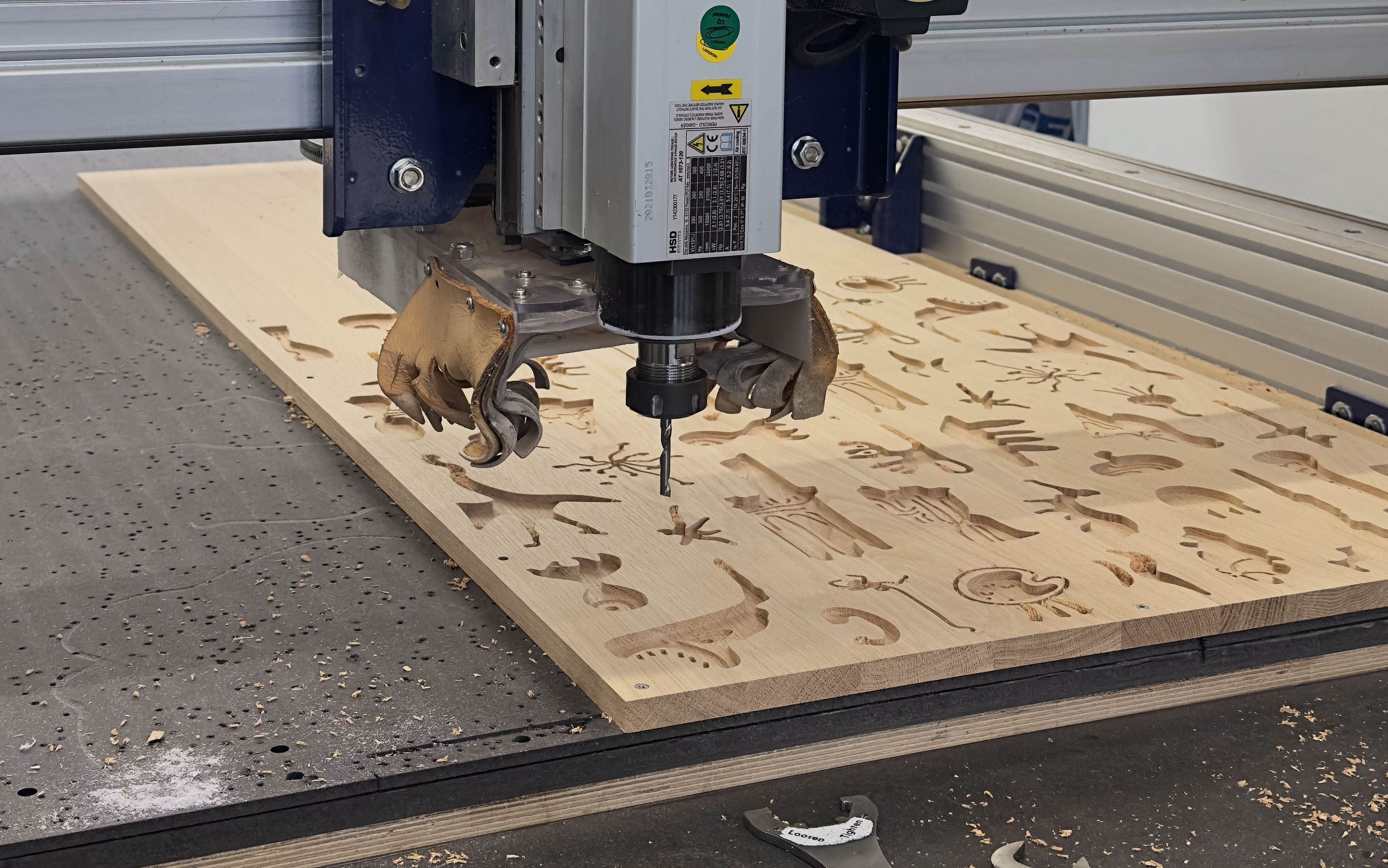 CNC machining, for The National museum.