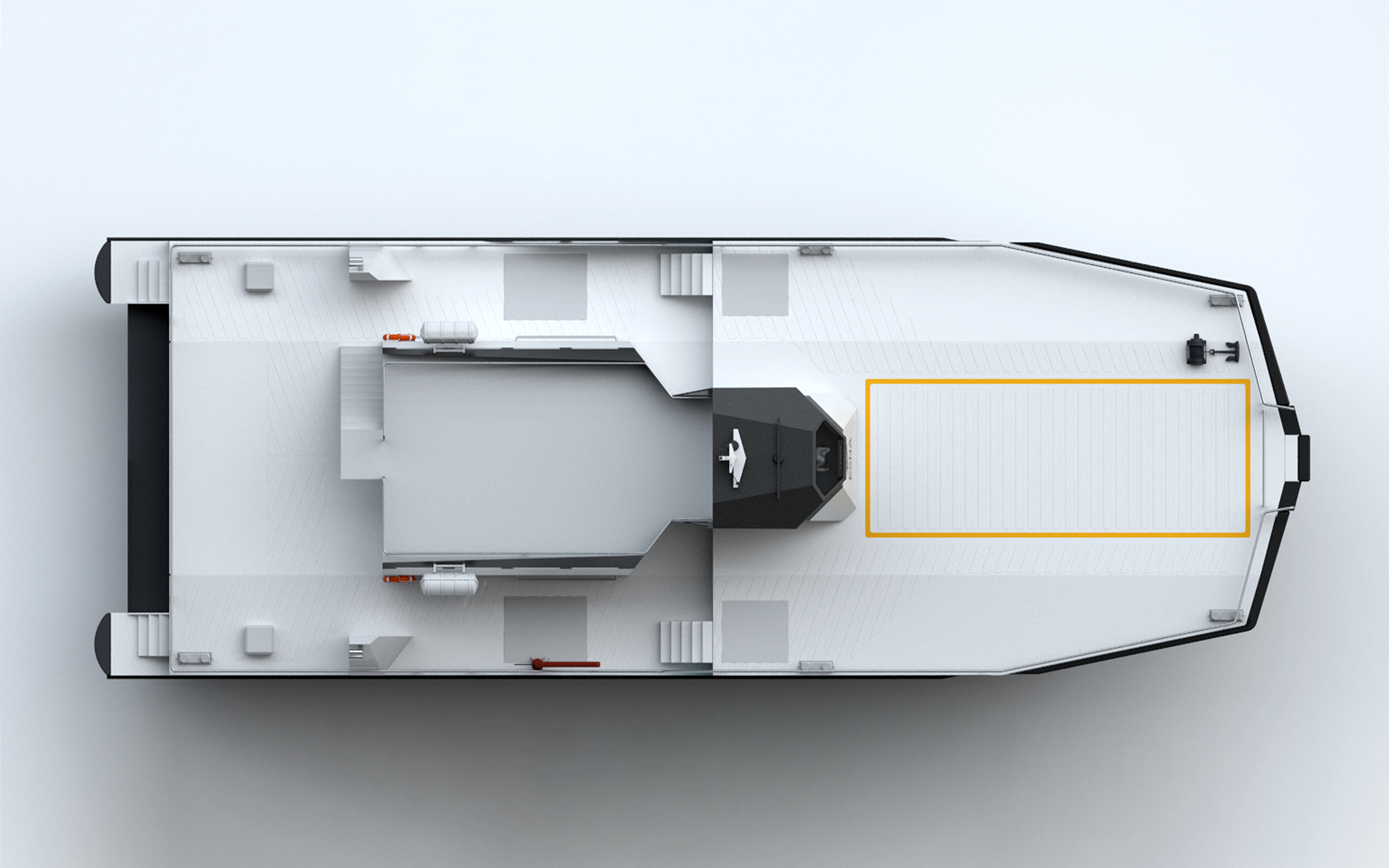 Marine 3D drawing.