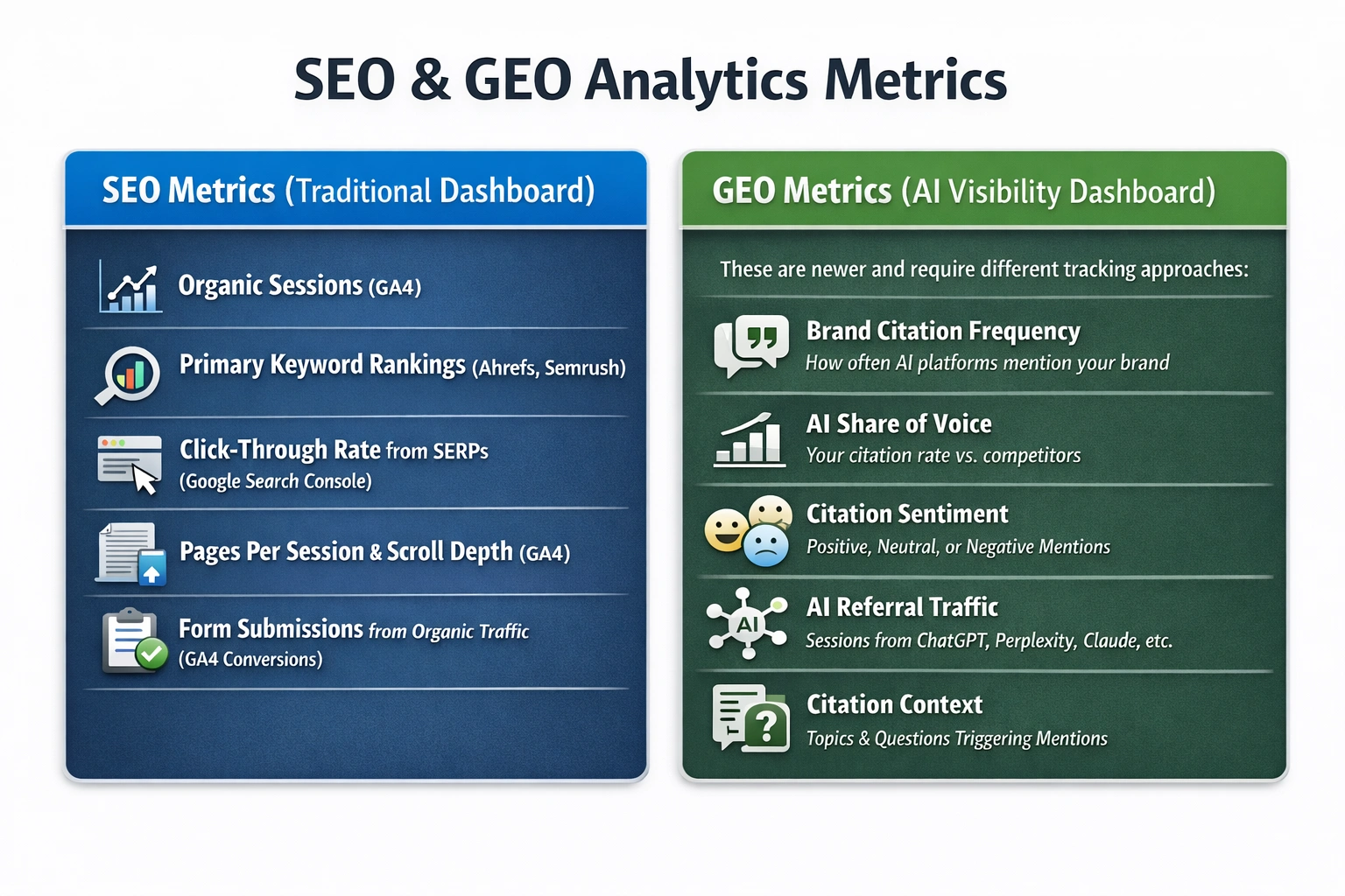 SEO vs GEO