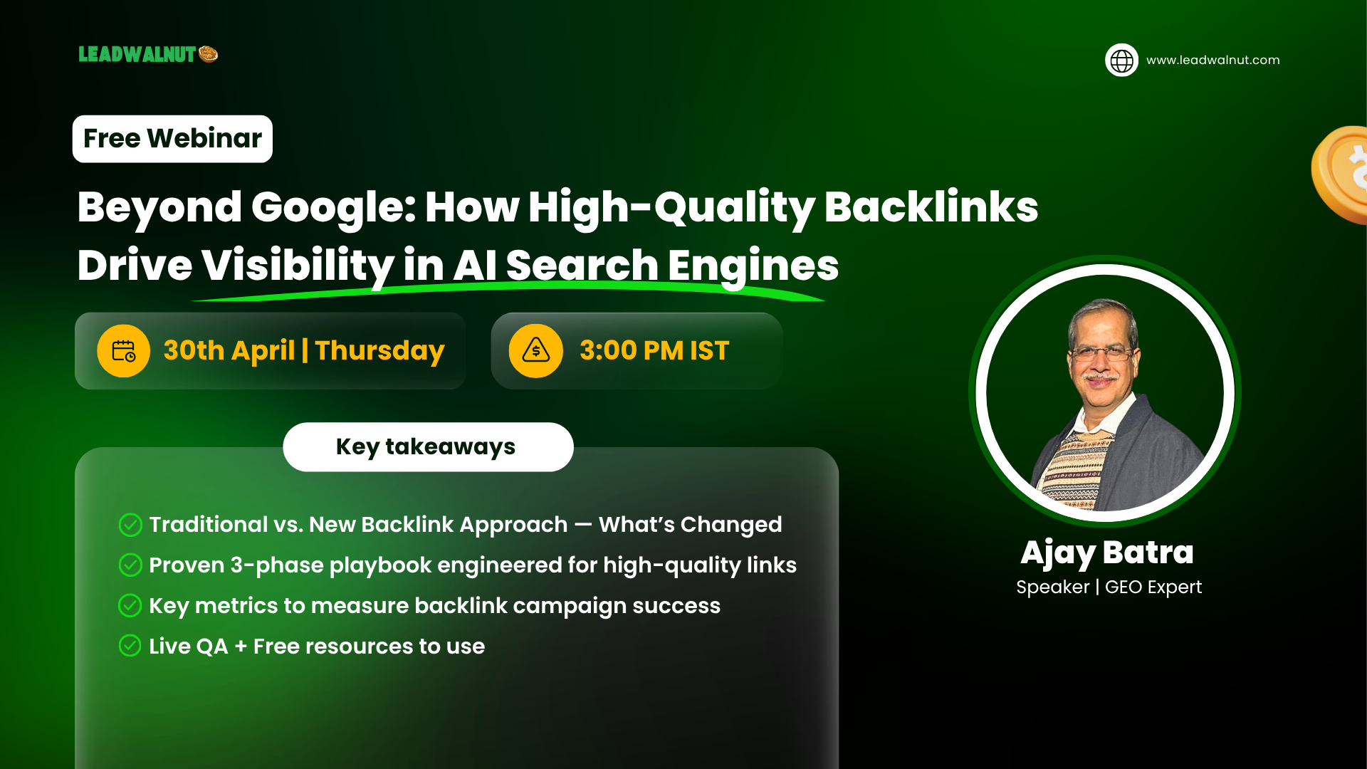Backlink Webinar