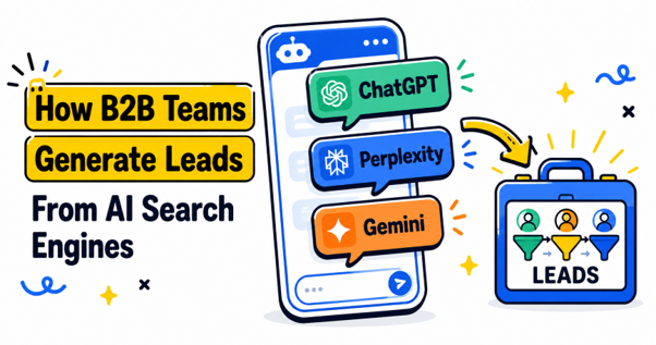 How B2B Teams Generate Leads from AI Search Engines