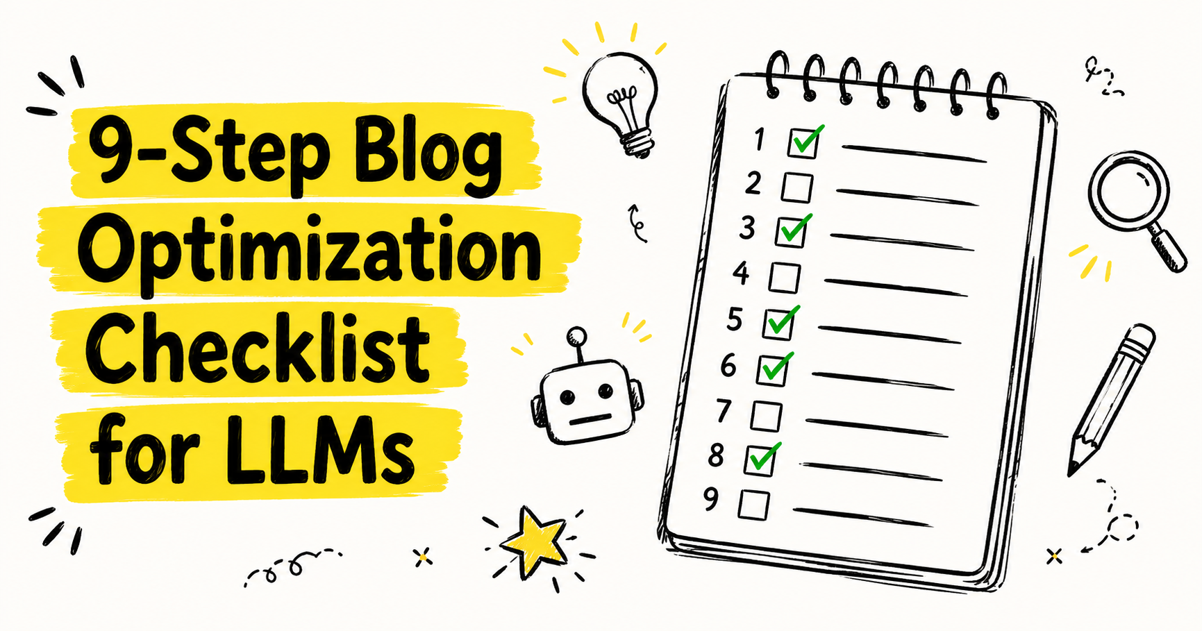 Blog optimization checklist for LLMs and AI search citations