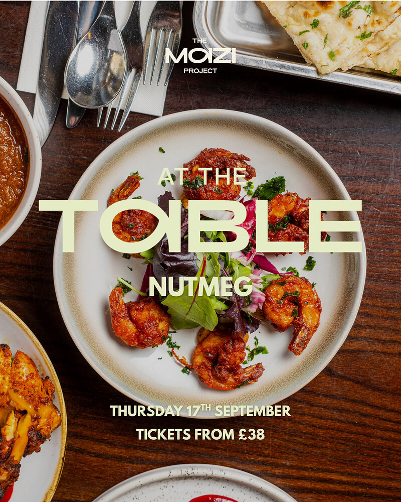 At The Table x Nutmeg event at The MAZI Project Community Kitchen