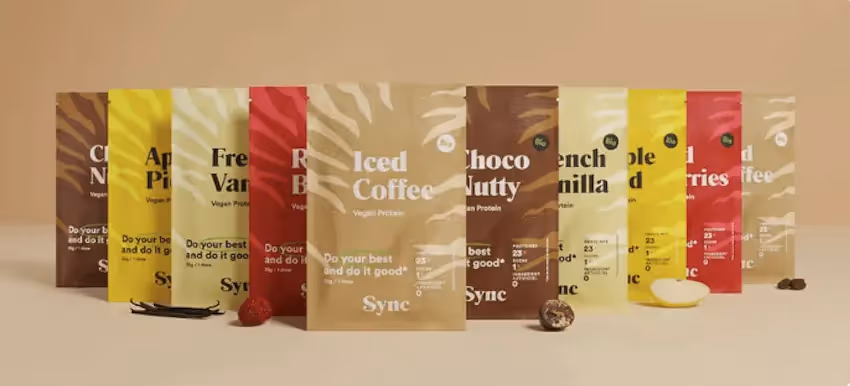  Image showing Sync brand coffee sachets