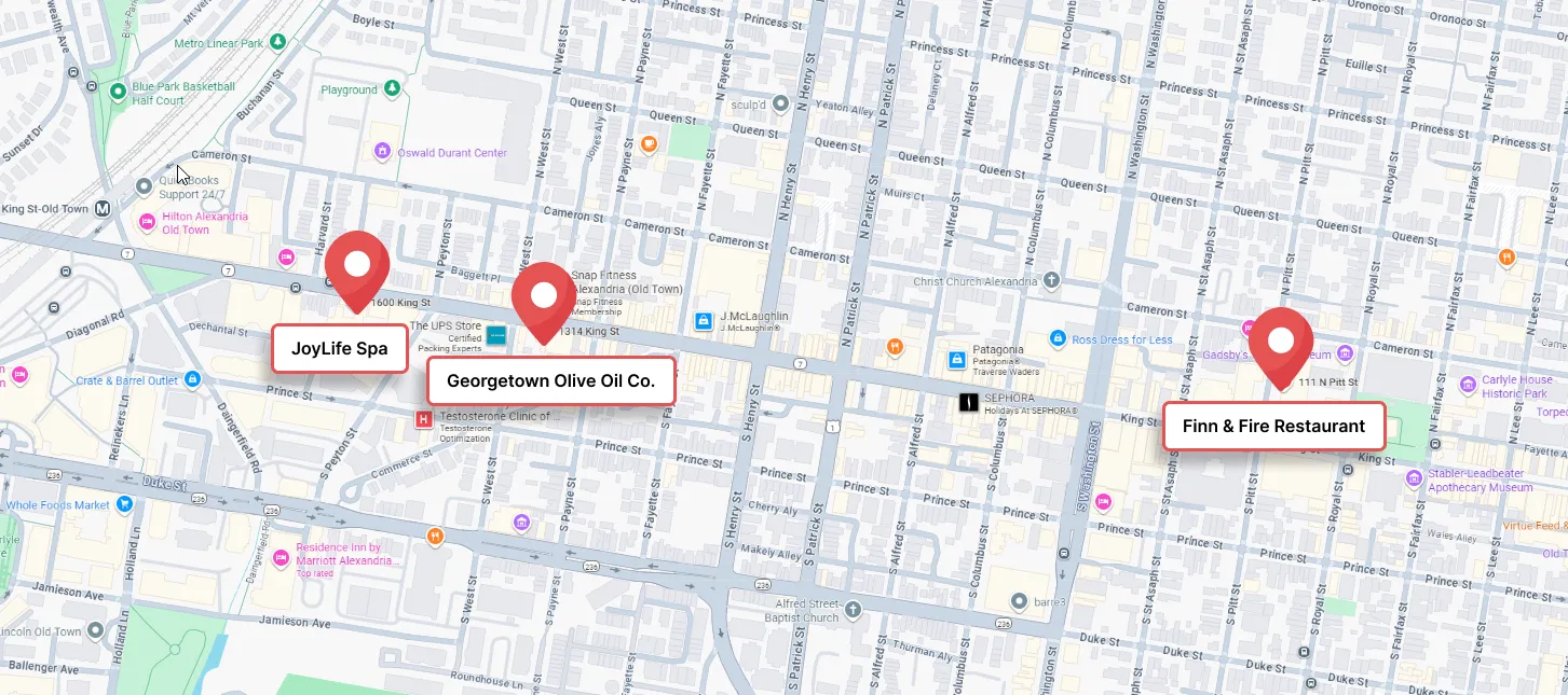 New Businesses in Old Town Alexandria