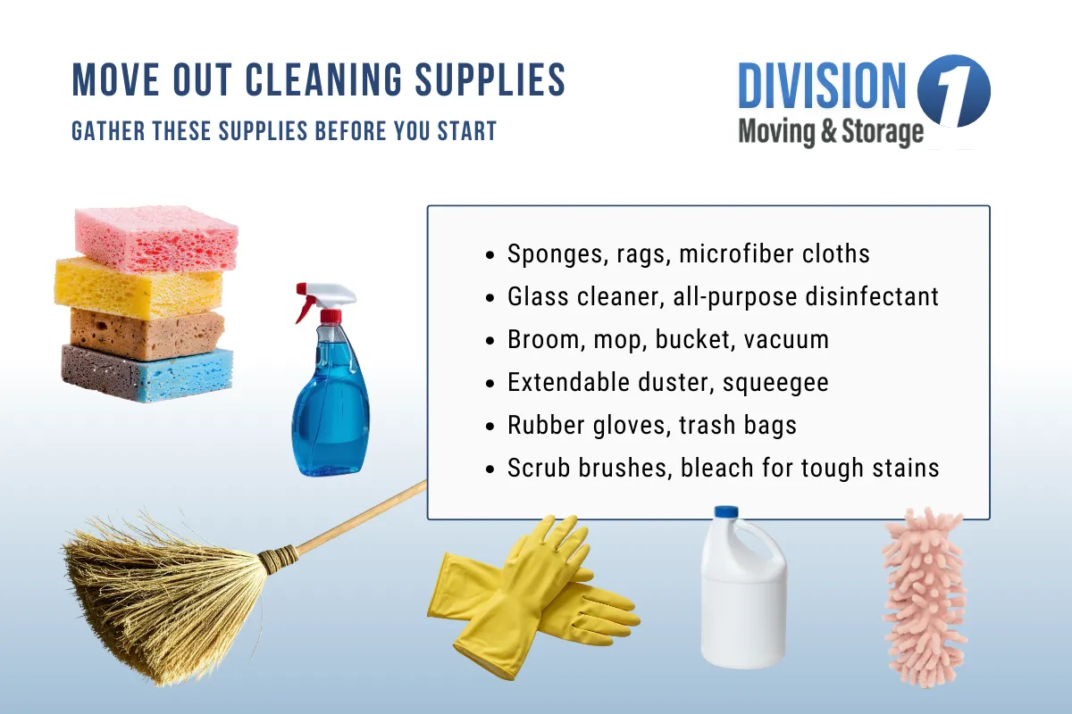 Essential Move Out Cleaning Supplies
