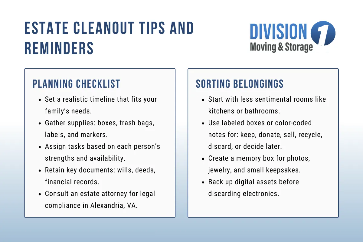 Estate Cleanout Tips