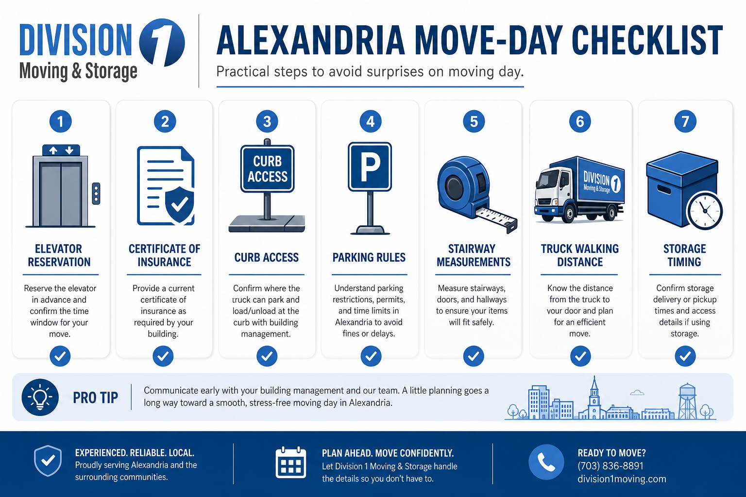 Alexandria Moving Day Checklist