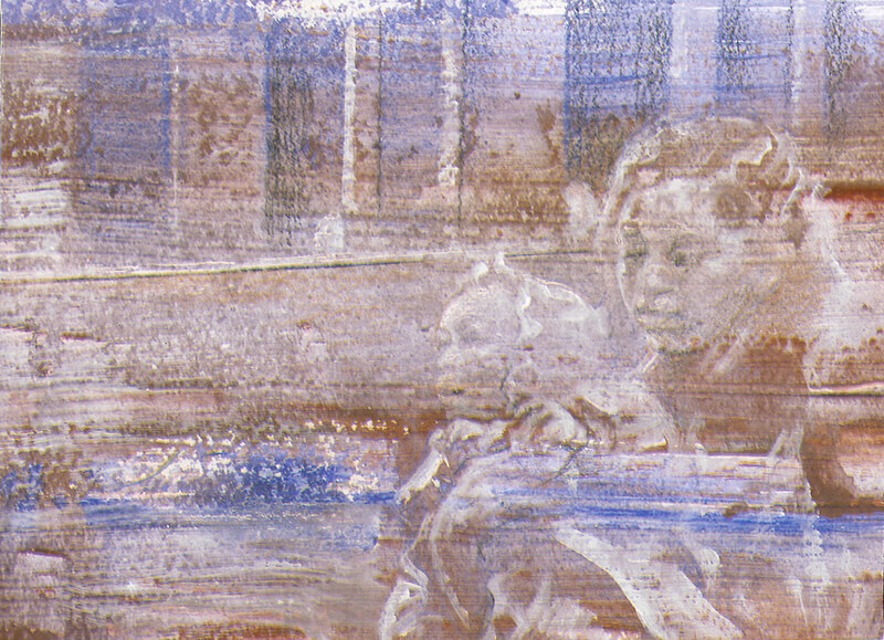 "Clandestine immigration" - Artwork by Ruth Weisberg
