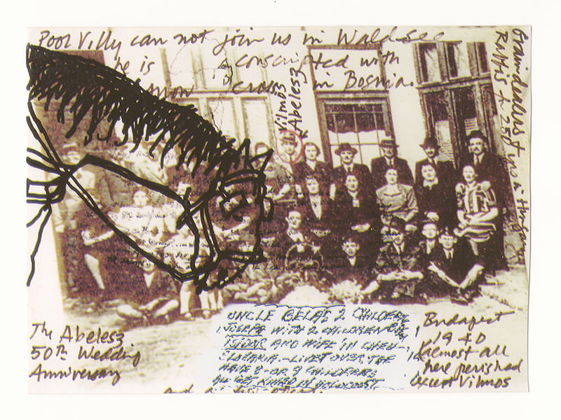 "Everyone but the horse" - Artwork by Sigmund Abeles