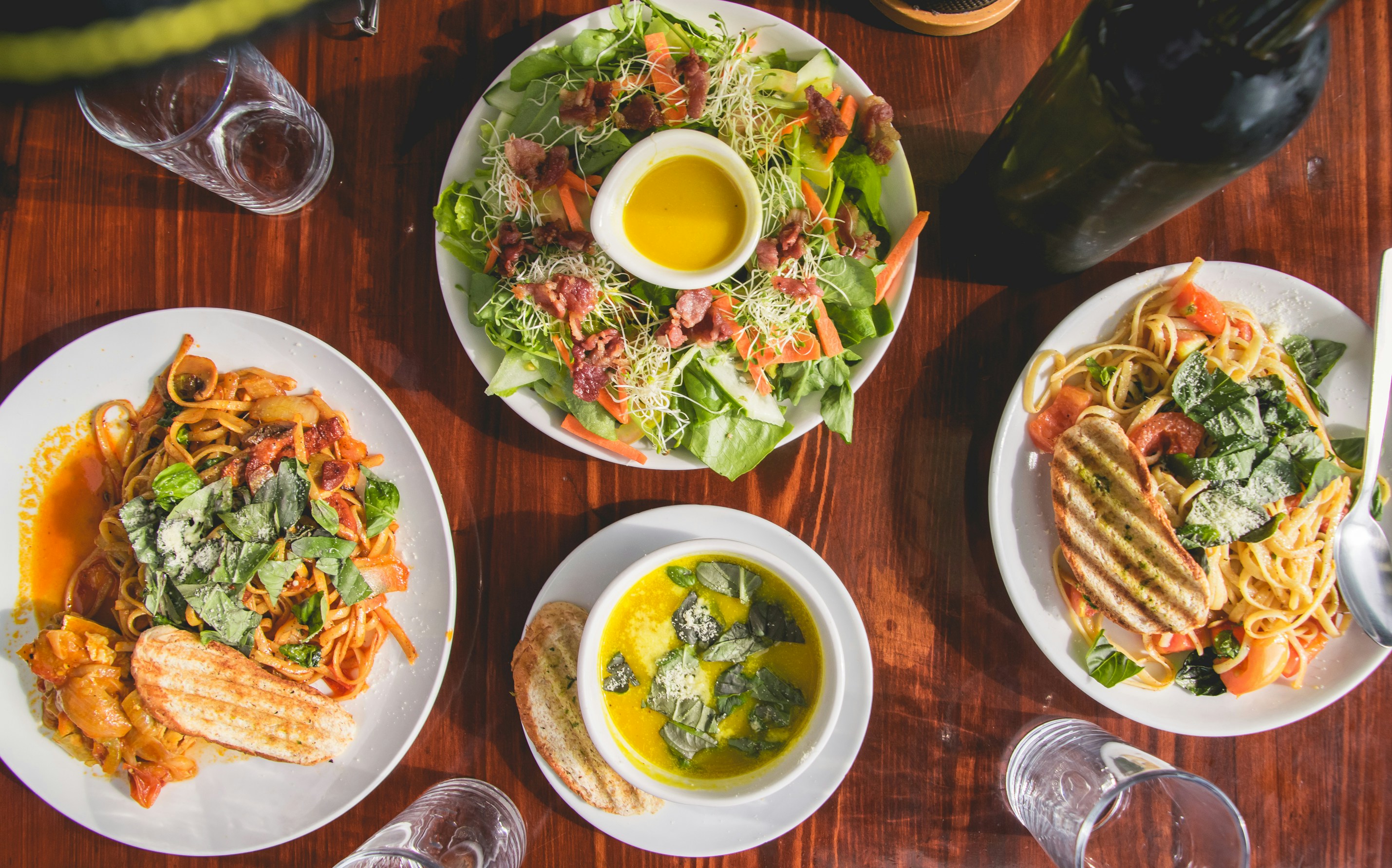 Culinary Masterpieces plated on elegant dishes.